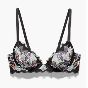 Savage x Fenty ZIG‎ ZAG ZEN UNLINED LACE PLUNGE BRA 36DDD